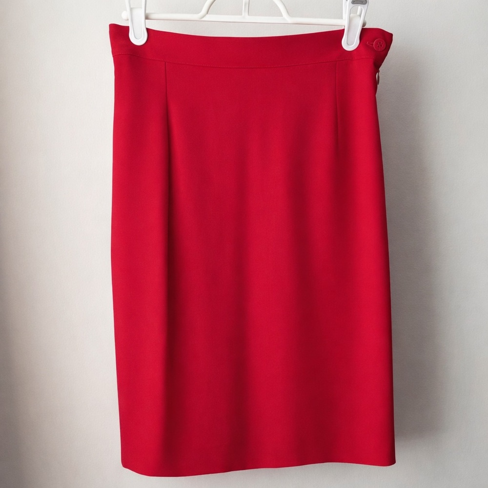 Versace Versus Red Pencil Skirt